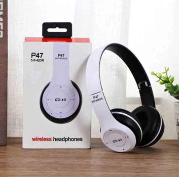 P47 Wireless Bluetooth Foldable Headset | 5-Hour Playtime