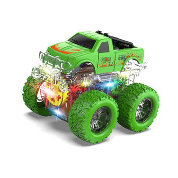 Friction Gear Light-Up Mad Car Toy