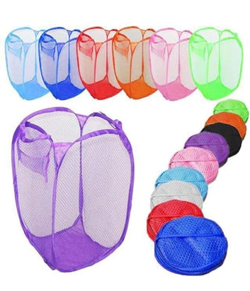 Foldable Nylon Laundry Basket
