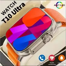 New Watch T10 Ultra Smart Watch 49mm NFC Men Women GPS Track Bluetooth Call BT Music Games Wireless Charging Sport Smartwatch