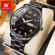 OLEVS High Quality Luxury Couple Watch For Men Women