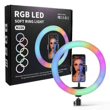 MJ26 10.2" RGB LED Soft Ring Light