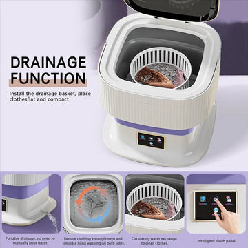 Portable Mini Folding Washing Machine