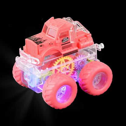 Friction Gear Light-Up Mad Car Toy