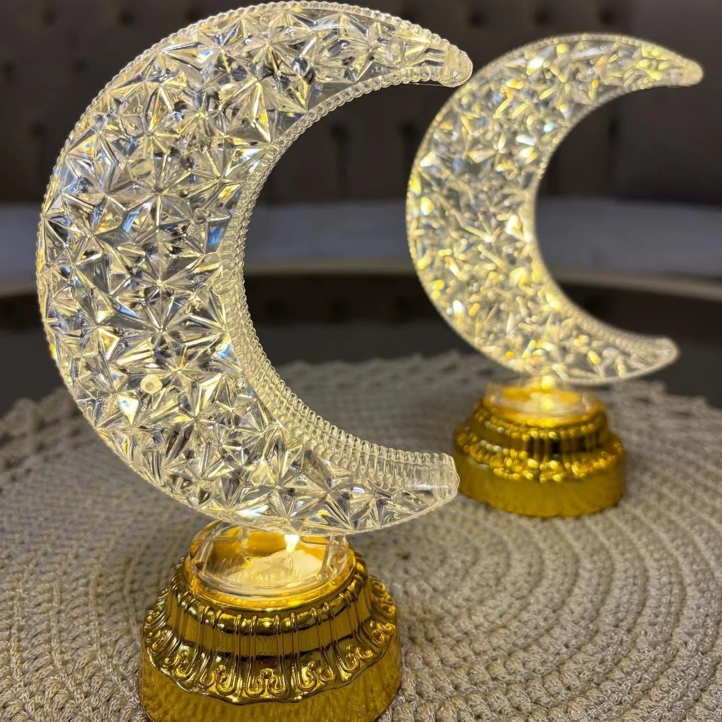 LED Moon Shaped Mini Night Lamp
