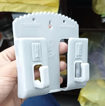 Multifunction Punch Free Wall Mounted Mobile Holder