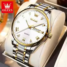 OLEVS High Quality Luxury Couple Watch For Men Women