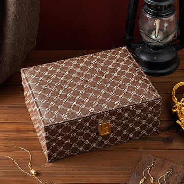 Classic Jewelry Box & Watch Organizer