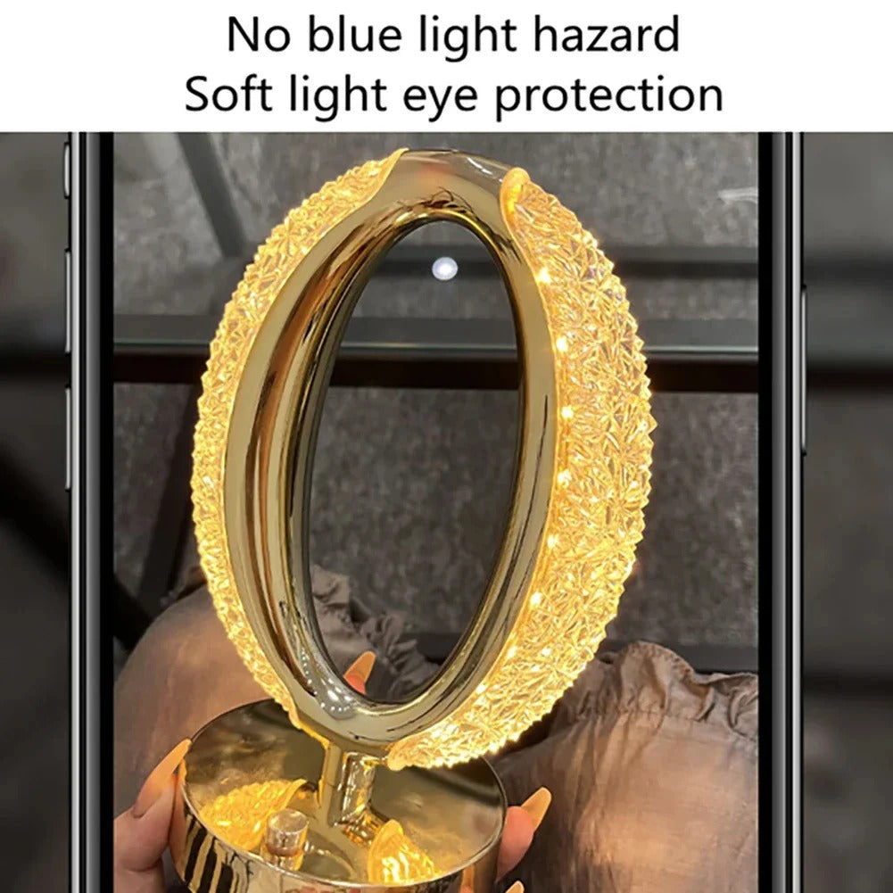 Rechargeable Crystal Touch Dimming Night Lamp