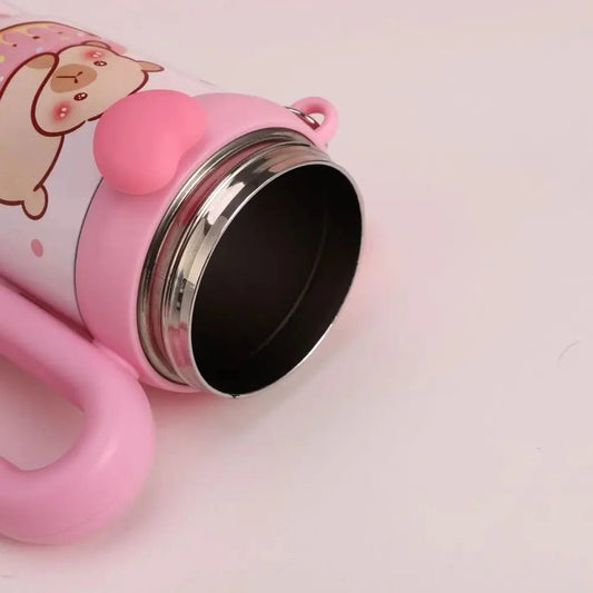 Cartoon Printed Stainless Steel Vacuum Bottle (850ML)